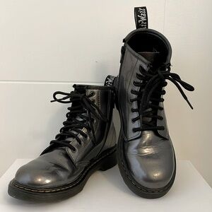 Doc Martens youth lace-up / side zip boots size 3